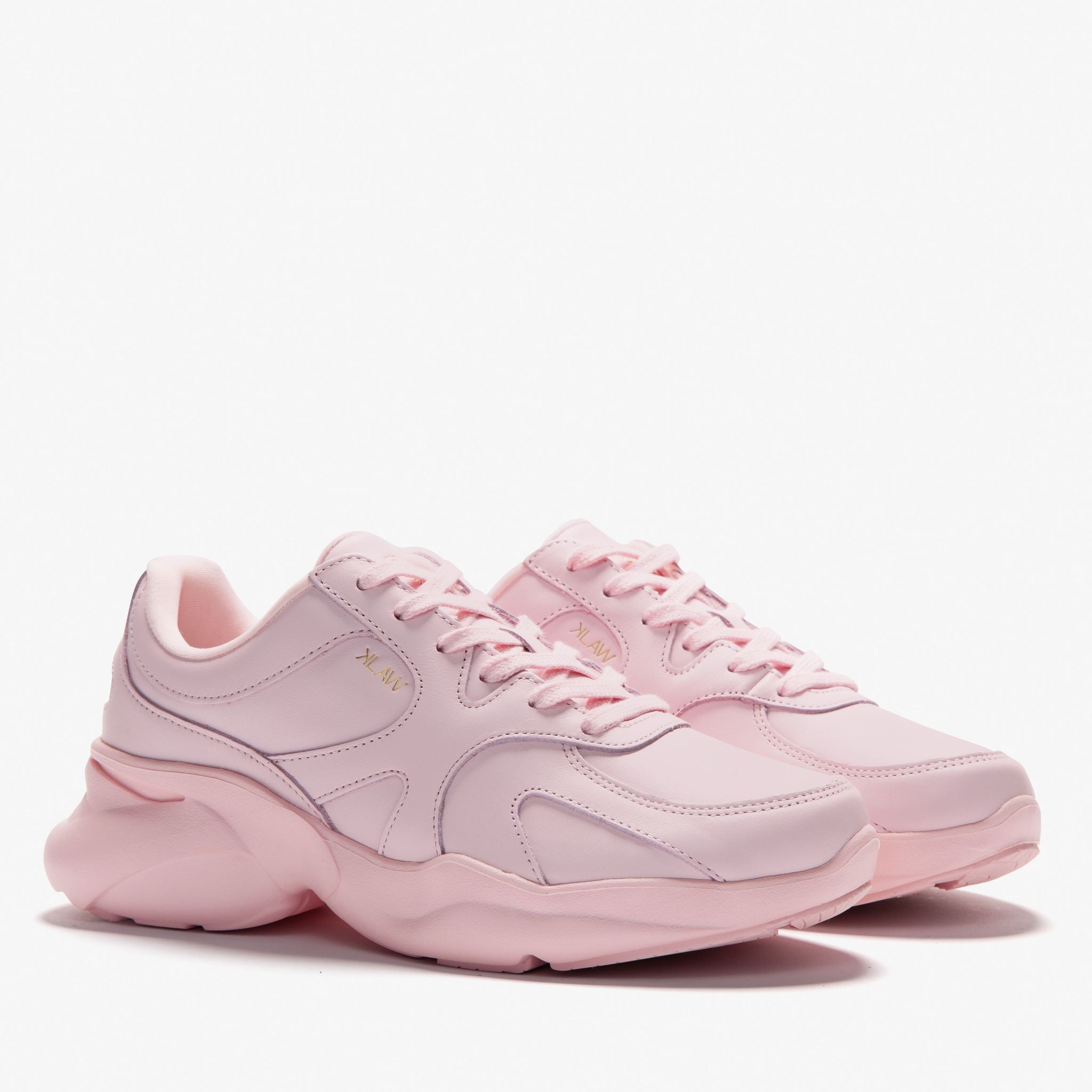 Square Toe Sneaker - Pale Pink – Dare Lovin