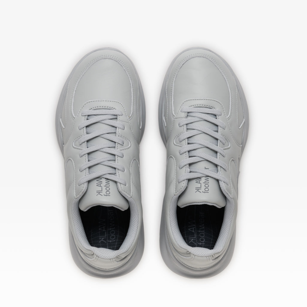Stylish Grey Walking Sneakers for Men That Can be Worn  to the Office.  Top View